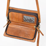 LC-ADBGM169 Organiser Genuine Western Leather Women Bag Freda