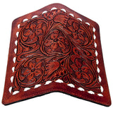 LC-ADBG488 Western Tooled Leather Clutch with Maribel Genuine Cowhide Crossbody Bag by American Darling