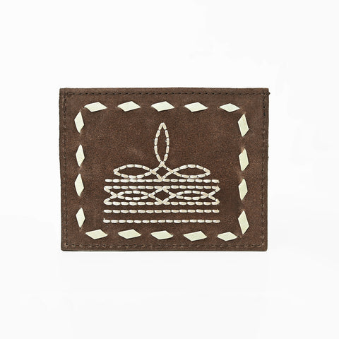 ADCCG110 American Darling Western Embroidered Genuine Leather Card Holder