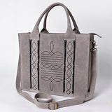 ADBGA607 Tote Genuine Western Suede Leather women bag