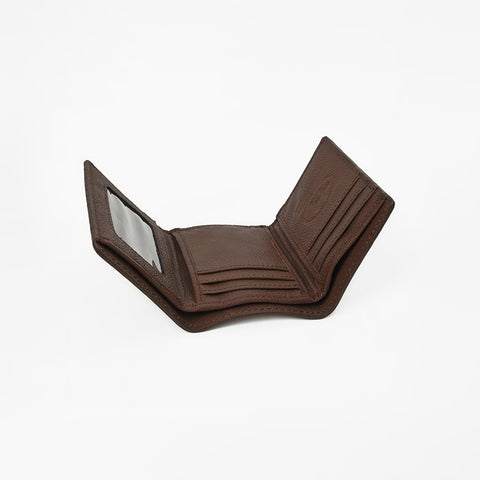 BEBGM180-Western Leather Trifold Wallet