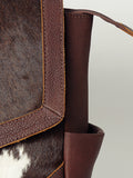 LC-ADBG845A Backpack Hair On Genuine Western Leather Women Bag
