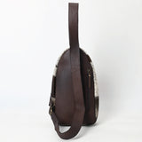 ADBGA592 Hand-Tooled Cowhide Sling Bag-Western Genuine Leather Crossbody for Women