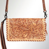 ADBG485TAN Organiser Genuine Western Leather Women Bag Clara