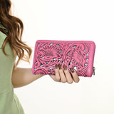ADBG1321B Wallet Genuine Western Leather Women Bag