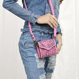 ADBG1444C Wallet Genuine Western Leather Women Bag