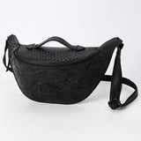 ADBGZ829B Fanny Pack Genuine Western Leather Women Bag