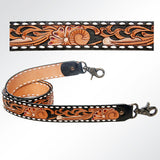 LC-ADSTF150 Hand Tooled Genuine Leather Handle Strap
