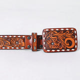 ADBLF278 Genuine American Leather Belt Men and Women