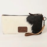 LC-ADBG344 Wristlet Genuine Western Leather Women Bag Belle