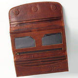 LC-ADBGM102 Wallet Genuine Western Leather Women Bag