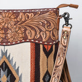 ADBG510 Crossbody Genuine Western Leather Women Bag Paisley