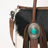 ADBG1091A Tote Hair On Genuine Western Leather Women Bag