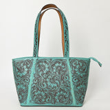 LC-ADBGZ792 Tote Hand Tooled Genuine Western Leather Women Bag