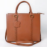 NMBGM199A Briefcase Genuine Western Leather Women Bag