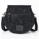 ADBG1693 Tooled Leather Crossbody - Western Handmade Bag by American Darling