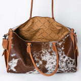 ADBG608 Duffel Hair On Genuine Western Leather Women Bag