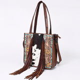 LC-ADBG1086B  Tote Hand Tooled Genuine Western Leather Women Bag