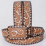 ADBLF286 Genuine American Leather Belt Men and Women