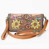 LC-ADBGM169 Organiser Genuine Western Leather Women Bag Freda