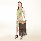 LC-ADBGS192 Messenger Genuine Western Leather Women Bag Freda