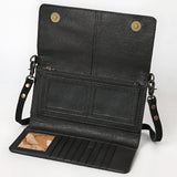 ADBG1712A Wallet Genuine Western Suede Leather Women Bag