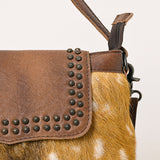LC-ADBG1212 Hair-On Leather Cowhide Backpack - Western Convertible Shoulder Bag
