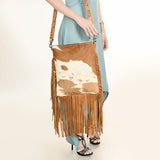 LC-ADBGS192 Messenger Genuine Western Leather Women Bag Clara