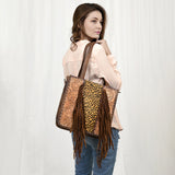 LC-ADBG1086  Tote Hand Tooled Genuine Western Leather Women Bag