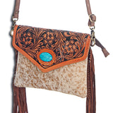 LC-ADBGD101  Envelope Hair-On Genuine Western Leather Women Bag