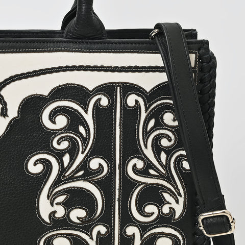 ADBGM828 American Darling Genuine Leather Western Embroidered Tote