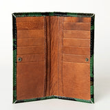 LC-ADBG258 Exotic Hair-On Hide Leather Wallet -Western Style