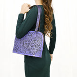 ADBG1139 Tote Hand Tooled Genuine Western Leather Women Bag