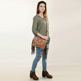 LC-ADBGF105A Envelope Genuine Western Leather Women Bag