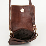 LC-NMBGM134 Cell phone Holder Genuine Western Leather Women Bag