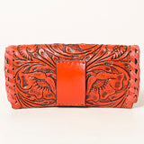 ADBG1203 Hand-Tooled Leather Sunglass Case - Floral Western Design by American Darling