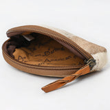 ADBG444 Coin Purse Hair On Genuine Western Leather Women Bag