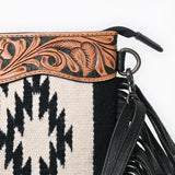 ADBG1828 Small Crossbody Saddle Blanket Genuine Leather women bag western Bag
