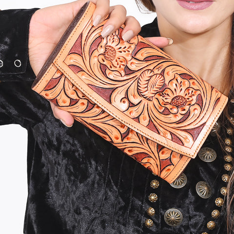 OHG154 Wallet Genuine Leather women bag western Bag
