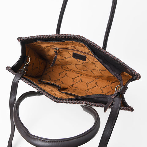 Sandy Rodeo Genuine Hair On Leather Tote Bag